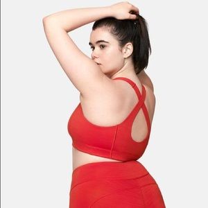 Red Outdoor Voices Keyhole Bra Size XL